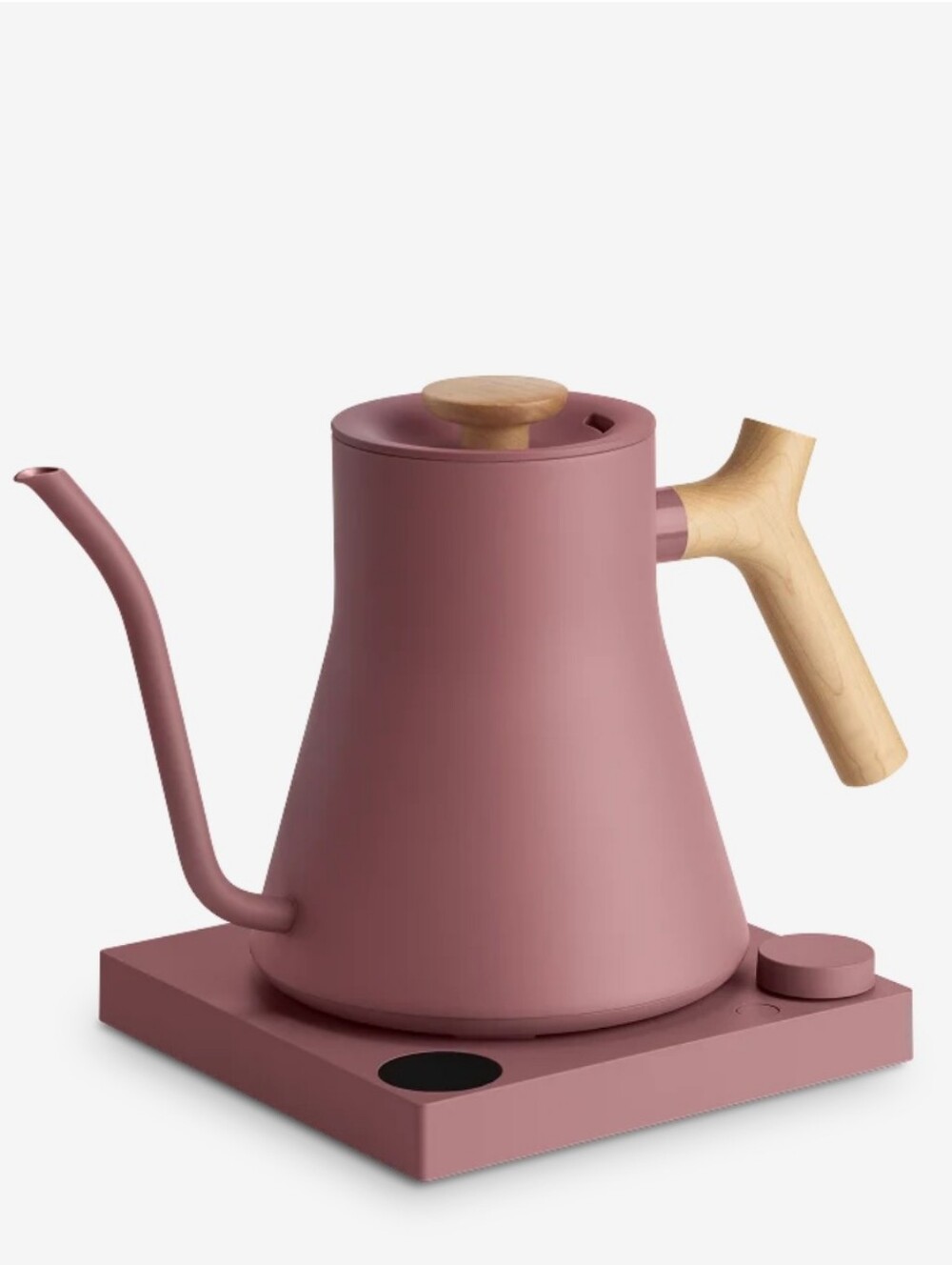 Fellow Stag EKG Pro Electric Kettle - Desert Rose + Maple